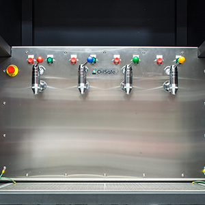 Dispensing station of the Oil Safe Lubrication Work Center